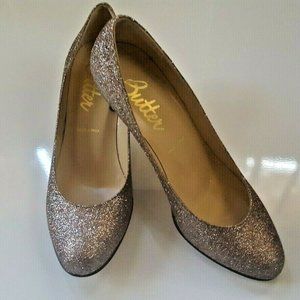 Butter Artigiana Lavorazione pumps Italian leather multi-color glitter size 8